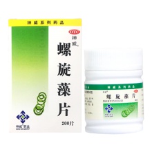 施普瑞螺旋藻片200片面色黃貧血病后體虛營養不良食欲不振養血