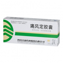 升和痛風定膠囊0.4g*24粒清熱除濕濕熱瘀阻祛濕關節疼痛活血通絡定痛降尿酸發熱口渴止痛關節紅腫口服鎮痛通風汗出不解心煩痹病