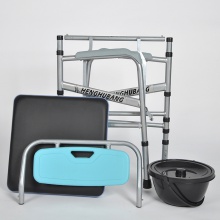 衡互邦坐便椅可折疊坐便器椅子孕婦家用移動馬桶殘疾浴椅凳架浴凳