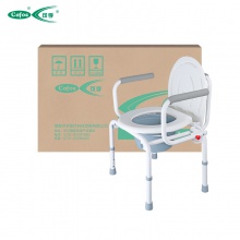 可孚坐廁椅ZC067家用老人孕婦坐便器 折疊坐便器 防水防滑洗澡椅
