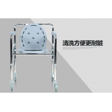 可孚坐廁椅孕婦老人坐便器帶輪移動洗澡椅家用加固殘疾人馬桶凳19