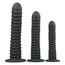 Sex toys超長超粗后庭肛塞女用特大螺紋吸盤陽具男用sm刑具成人情趣性玩具【2月28日發完】
