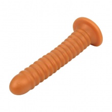 Sex toys超長超粗后庭肛塞女用特大螺紋吸盤陽具男用sm刑具成人情趣性玩具【2月28日發完】